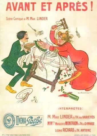 avant et... après 1909 poster