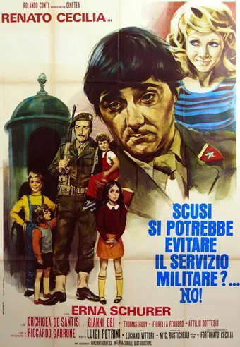 scusi si potrebbe evitare il servizio militare? ...no! 1974 poster