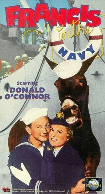 francis in the navy 1955 poster