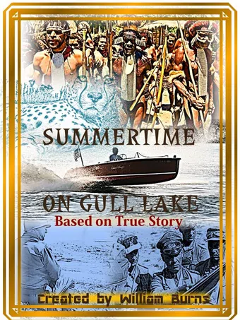 summertime on gull lake poster