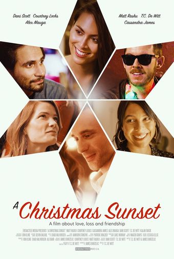 a christmas sunset 2021 poster