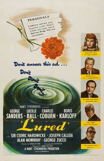 lured 1947 poster