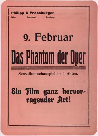 das phantom der oper 1916 poster