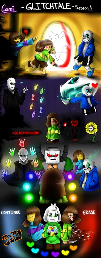 glitchtale season 1 compilation 2016 poster