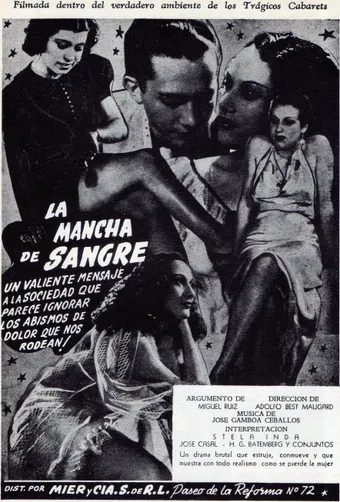 la mancha de sangre 1937 poster