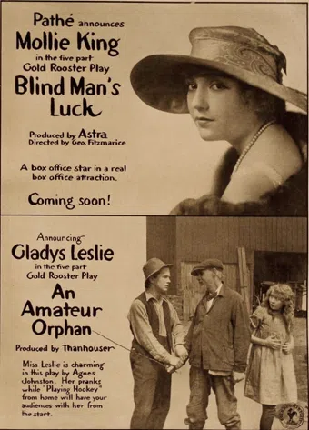 blind man's luck 1917 poster