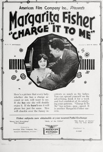 charge it to me 1919 poster