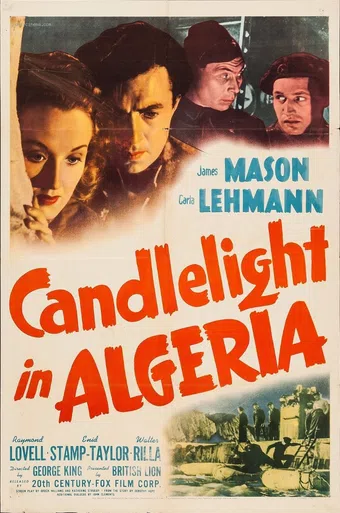 candlelight in algeria 1944 poster