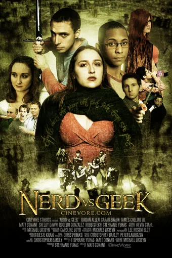 nerd vs. geek 2013 poster