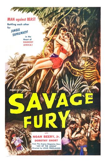 savage fury 1956 poster