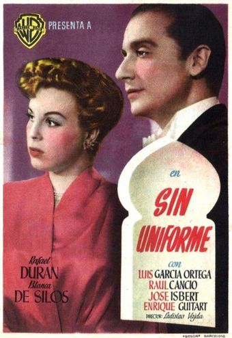 sin uniforme 1950 poster