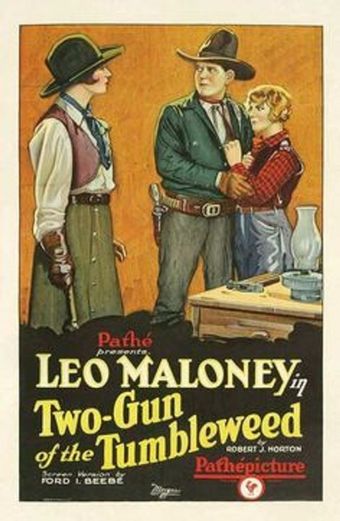 two-gun of the tumbleweed 1927 poster