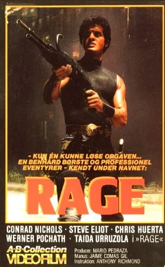 rage - fuoco incrociato 1984 poster