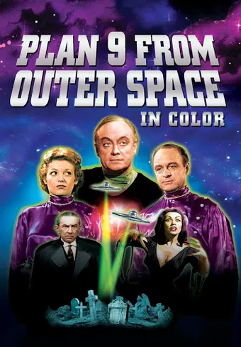 plan 9 from outer space in color 1959 poster