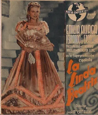 la linda beatriz 1939 poster