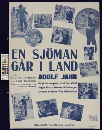 en sjöman går iland 1937 poster