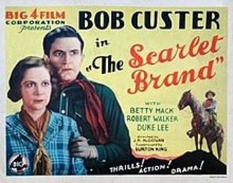 the scarlet brand 1932 poster