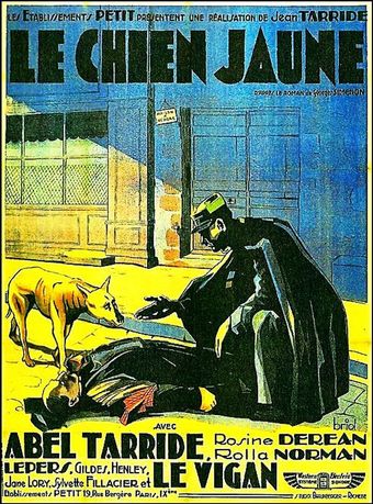 le chien jaune 1932 poster