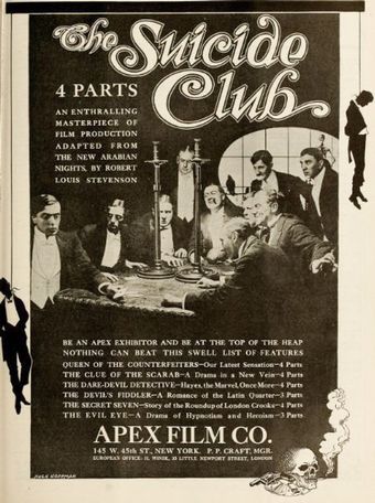 the suicide club 1914 poster