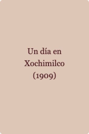 un día en xochimilco 1909 poster