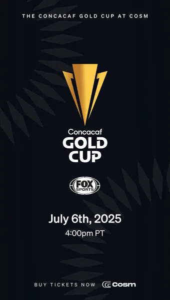 concacaf gold cup: final in cosm shared reality 2025 poster