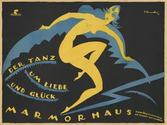 der tanz um liebe und glück 1921 poster