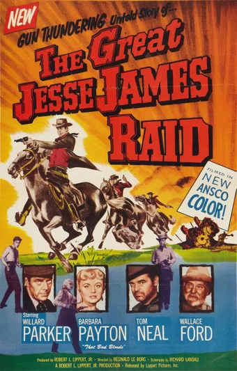 the great jesse james raid 1953 poster