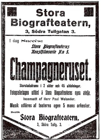 champagneruset 1911 poster