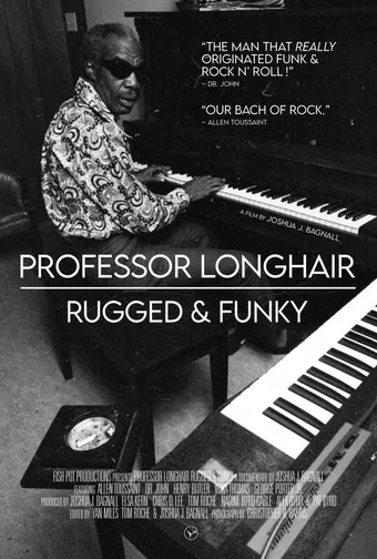 professor longhair, rugged & funky 2023 poster