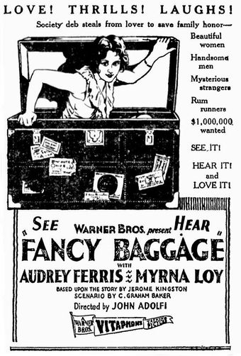 fancy baggage 1929 poster