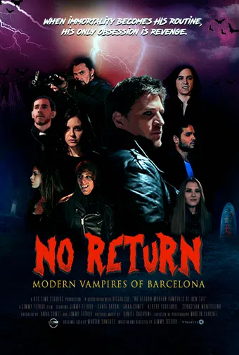 no return modern vampires of bcn 2014 poster