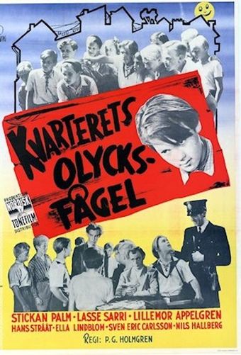 kvarterets olycksfågel 1947 poster