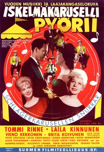 iskelmäkaruselli pyörii 1960 poster