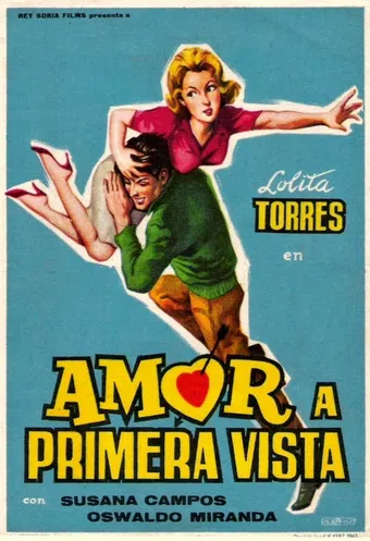 amor a primera vista 1956 poster