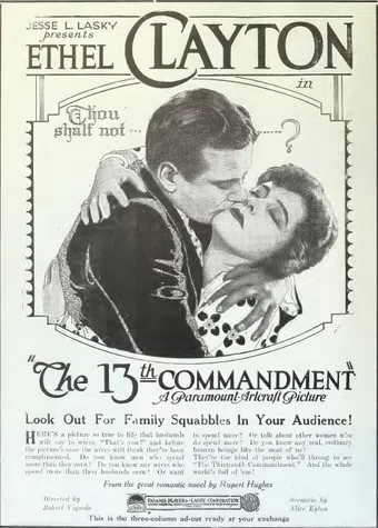 the 13th commandment 1920 poster