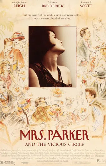 mrs. parker and the vicious circle 1994 poster