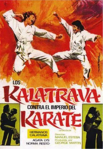 los kalatrava contra el imperio del karate 1974 poster