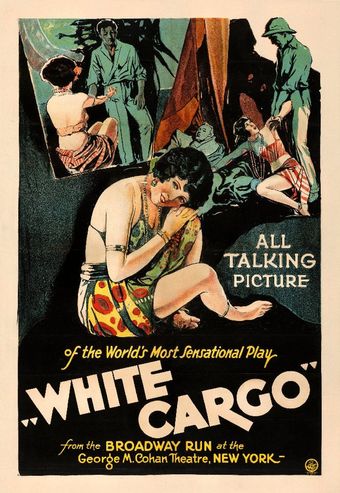 white cargo 1929 poster