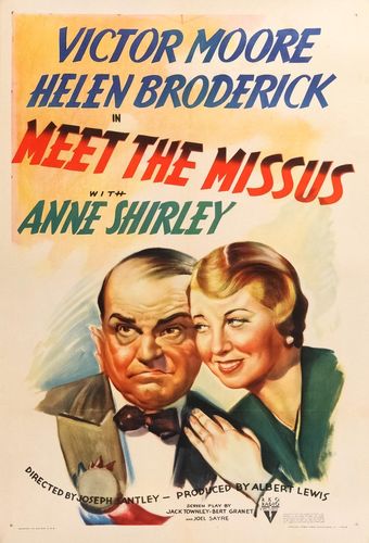 meet the missus 1937 poster