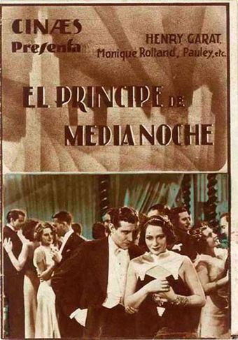 prince de minuit 1934 poster