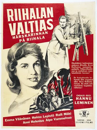 riihalan valtias 1956 poster