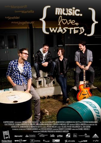 music. love. wasted. 2011 poster