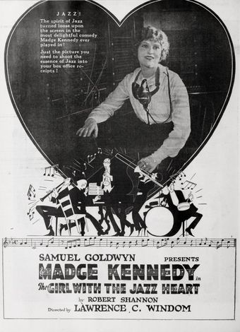 the girl with the jazz heart 1921 poster