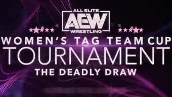 aew women's tag team cup tournament: the deadly draw 2020 poster