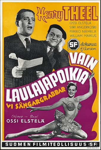 vain laulajapoikia 1951 poster