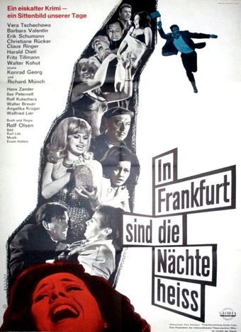 in frankfurt sind die nächte heiß 1966 poster