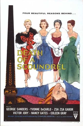 death of a scoundrel 1956 poster