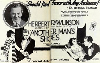 another man's shoes 1922 poster