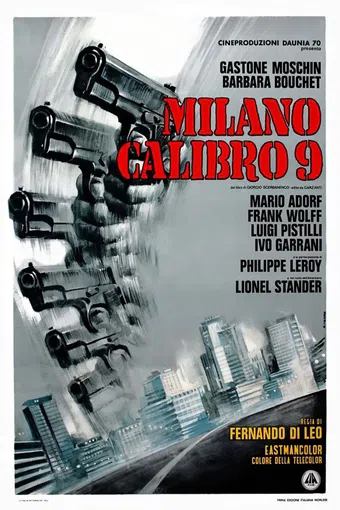 milano calibro 9 1972 poster