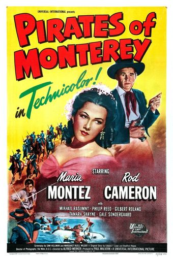 pirates of monterey 1947 poster